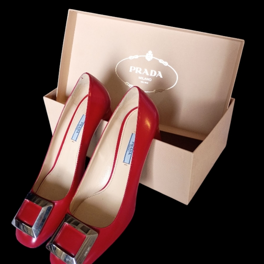 Prada Red Women's Shoes